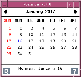 xcalendar