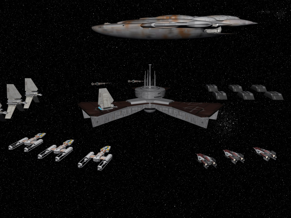 The Star Wars Palace and Defense Fleet