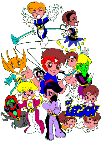 The Li'l Legion by Steve the Duck, coloured by Amnesiac5