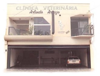 Fachada da Clínica Veterinária Arlindo Araújo