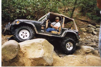 Hittin' the rocks at Tellico Trail #5