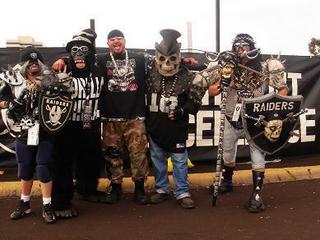 Dress up Raider fans