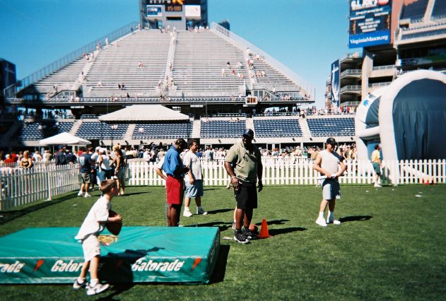 The Hawk Nest and activities in front