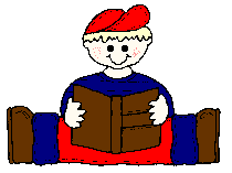 boy reading book