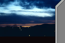 State College at sunset, taken by John Giblin