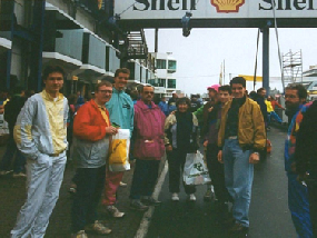 1991 Boxenstop der Lufer