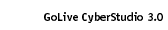 GoLive CyberStudio 3.0