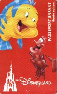 Child Passport - featuring characters from The Little Mermaid