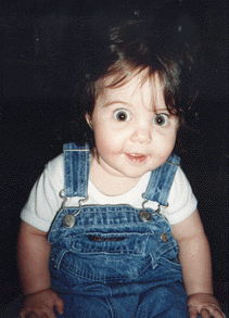 Lookin' cute in my overalls!