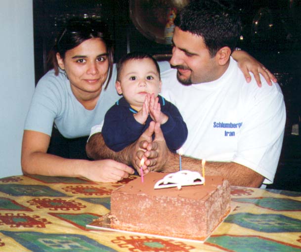 Mamma, Dadda and me together