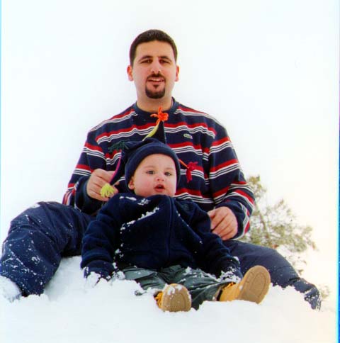 Dadda and me in the mountains