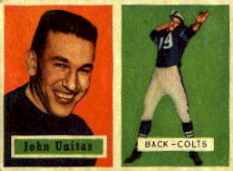 This 1957 Topps Unitas Card #138 I need