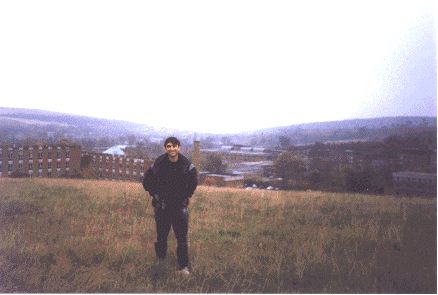 Me standing above the University of Sussex