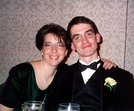 Neil and Carolie at her brothers wedding