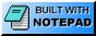 Built with Notepad Logo