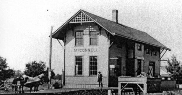 The McConnell Railroad Depot