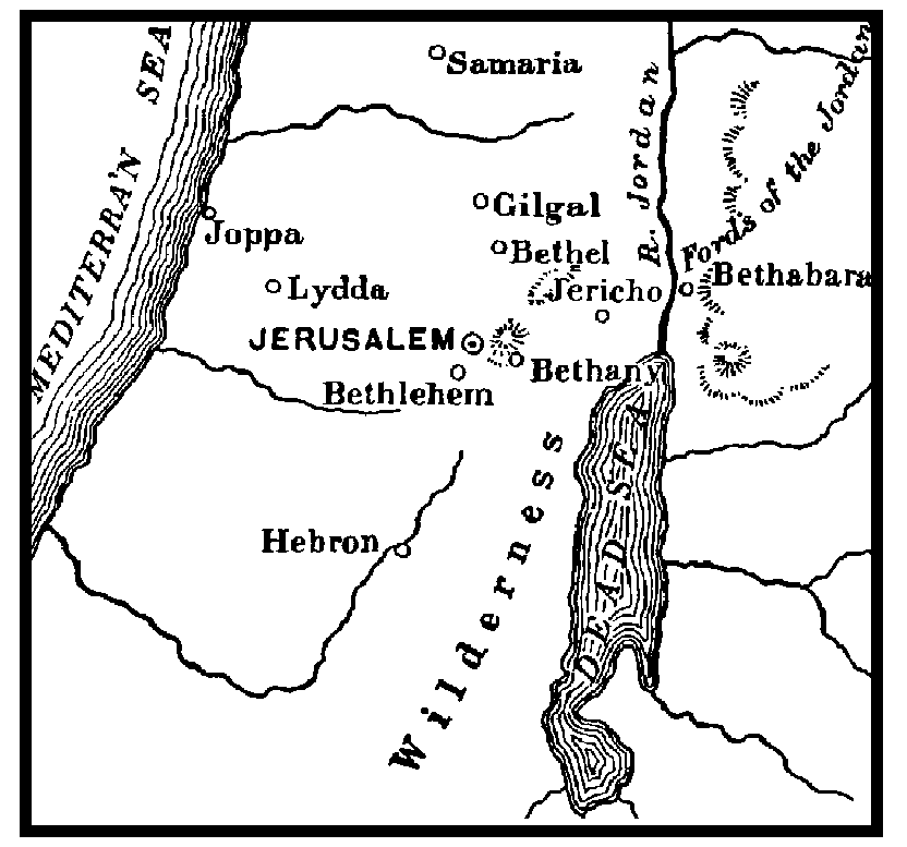 Map of Ancient Israel