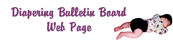 Diapering Bulletin Board Web Page