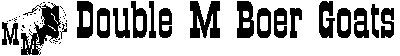 Double M Boer Goats Logo