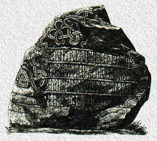 A stone from Jelling, Denmark.