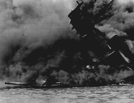 Sinking at Pearl Harbor