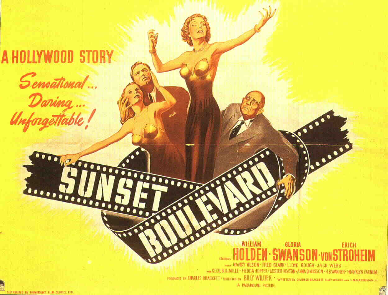 Sunset Boulevard Movie Poster (1950)